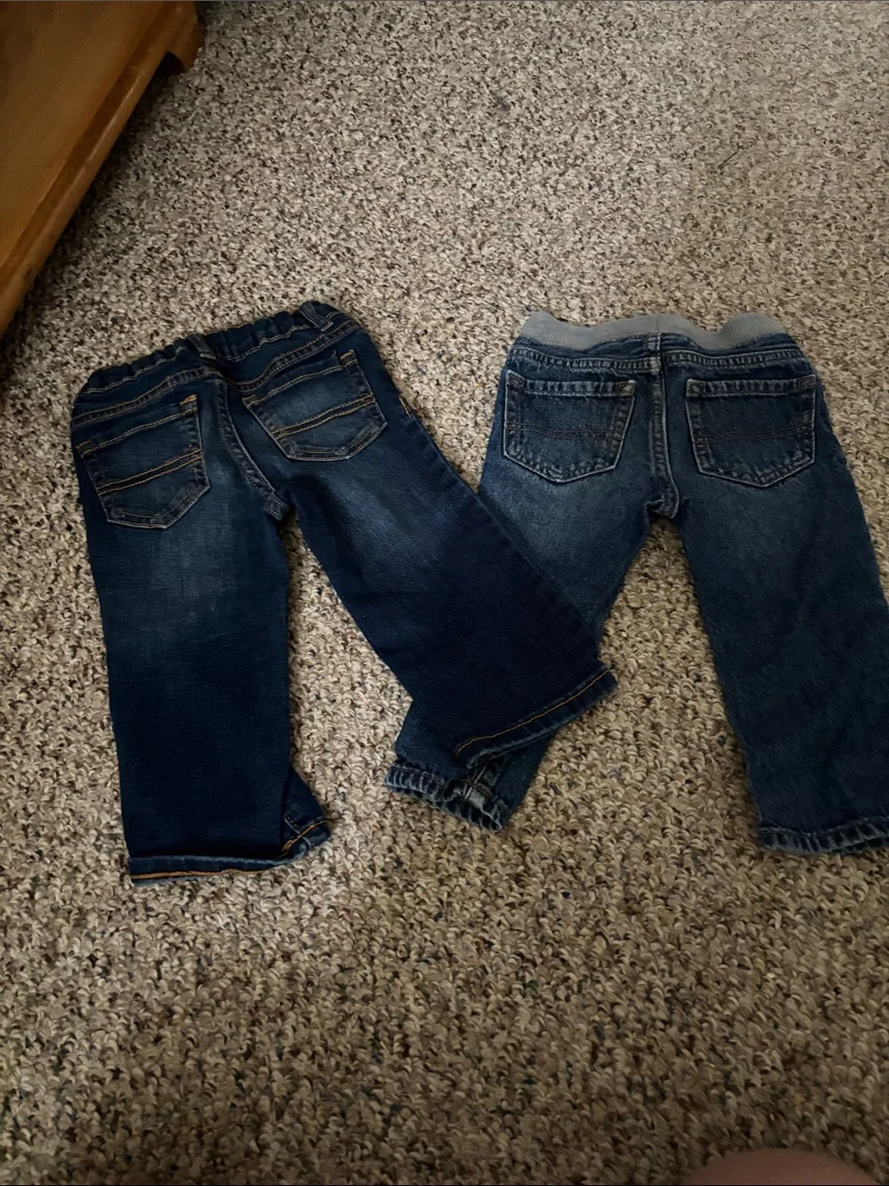 The Children's Place Dark Blue Denim Jeans Set